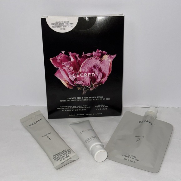 Cecred Other - Cecred‎ Hair Strengthening Kit Fermented Rice & Rose Protein Ritual 1 Treatment
